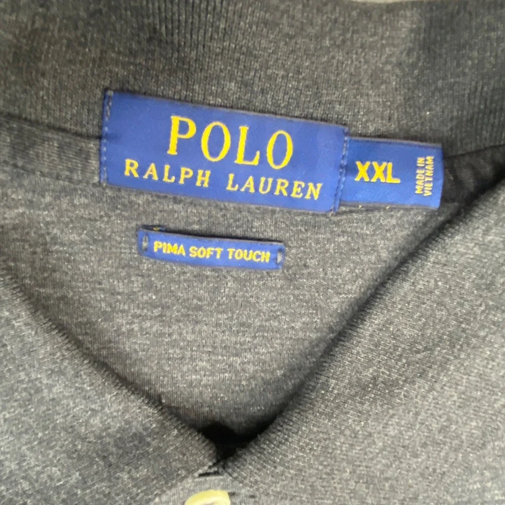 Polo Ralph Lauren Mens Pima Soft Touch Polo Shirt Avery Grey XXL NEW NWT